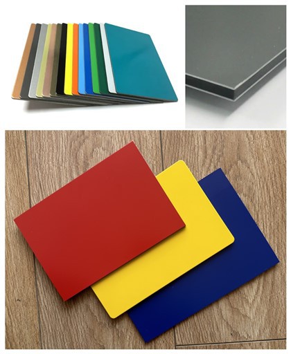 4mm*0.21 PVDF ACP aluminiumskompositpanel Ubrudt Brandsikkert ACM-panel til bygnings ydervæg